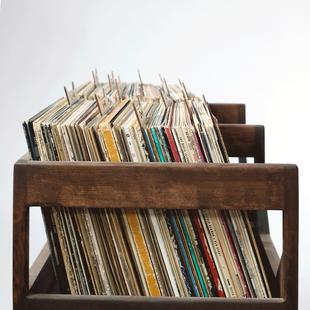 The Vinyl Record Dividers: Baltic Birch A-Z Organizers